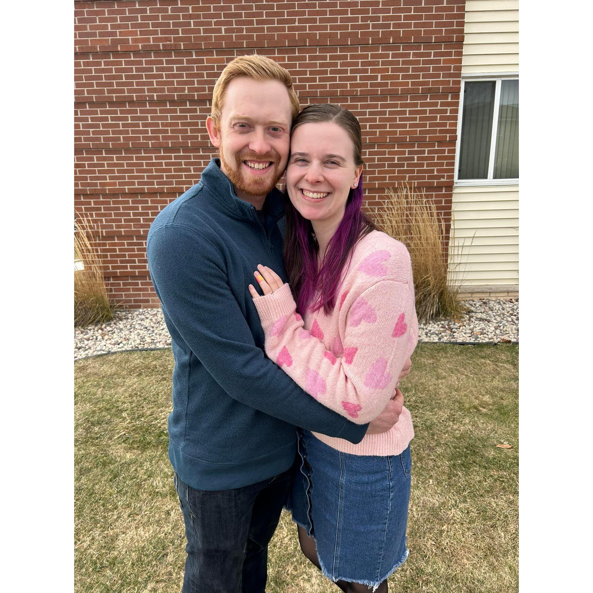 From our trip in February when Nathan visited WI (we celebrated our first Valentine's Day together a little early)