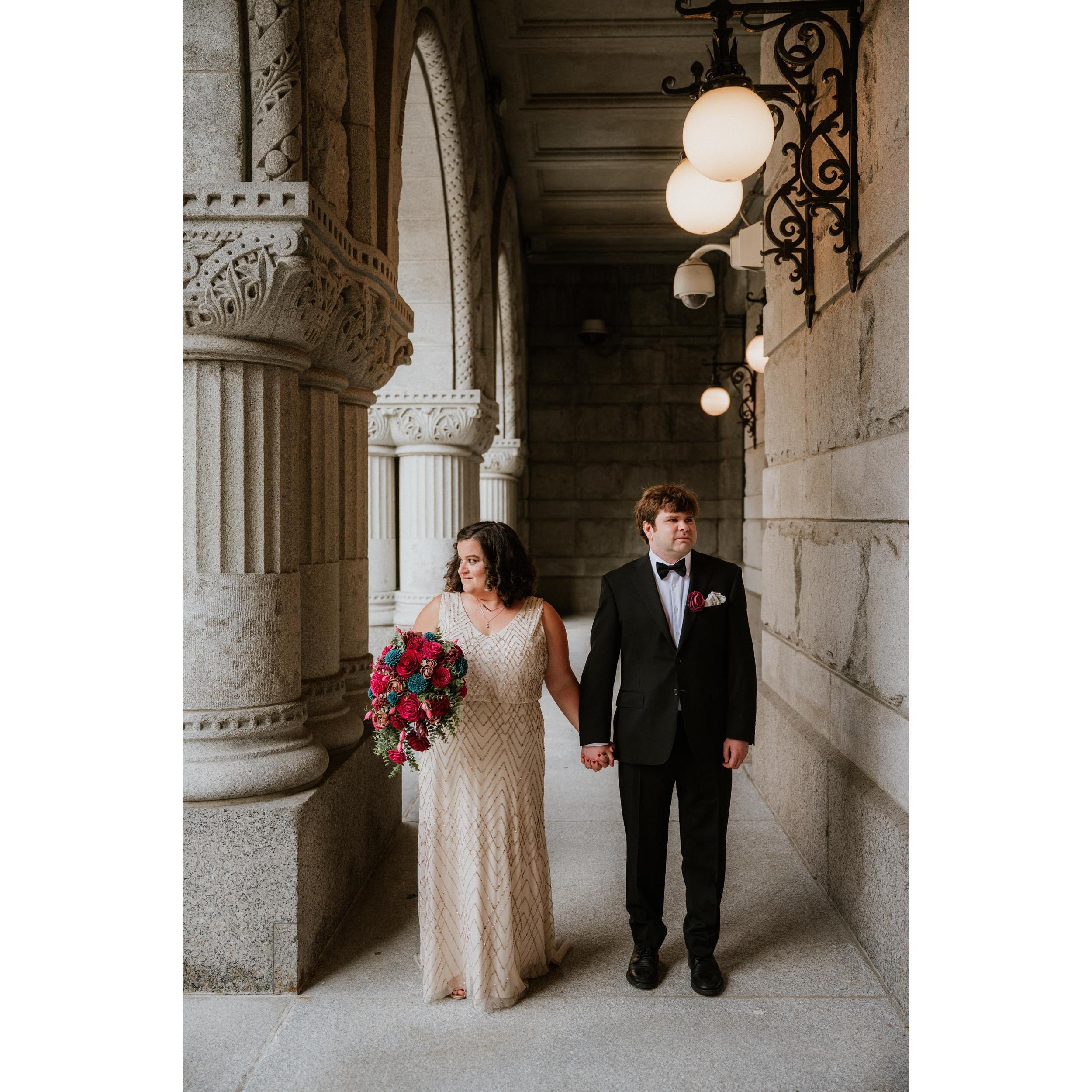 Pre-ceremony, Federal Courthouse, Milwaukee, WI