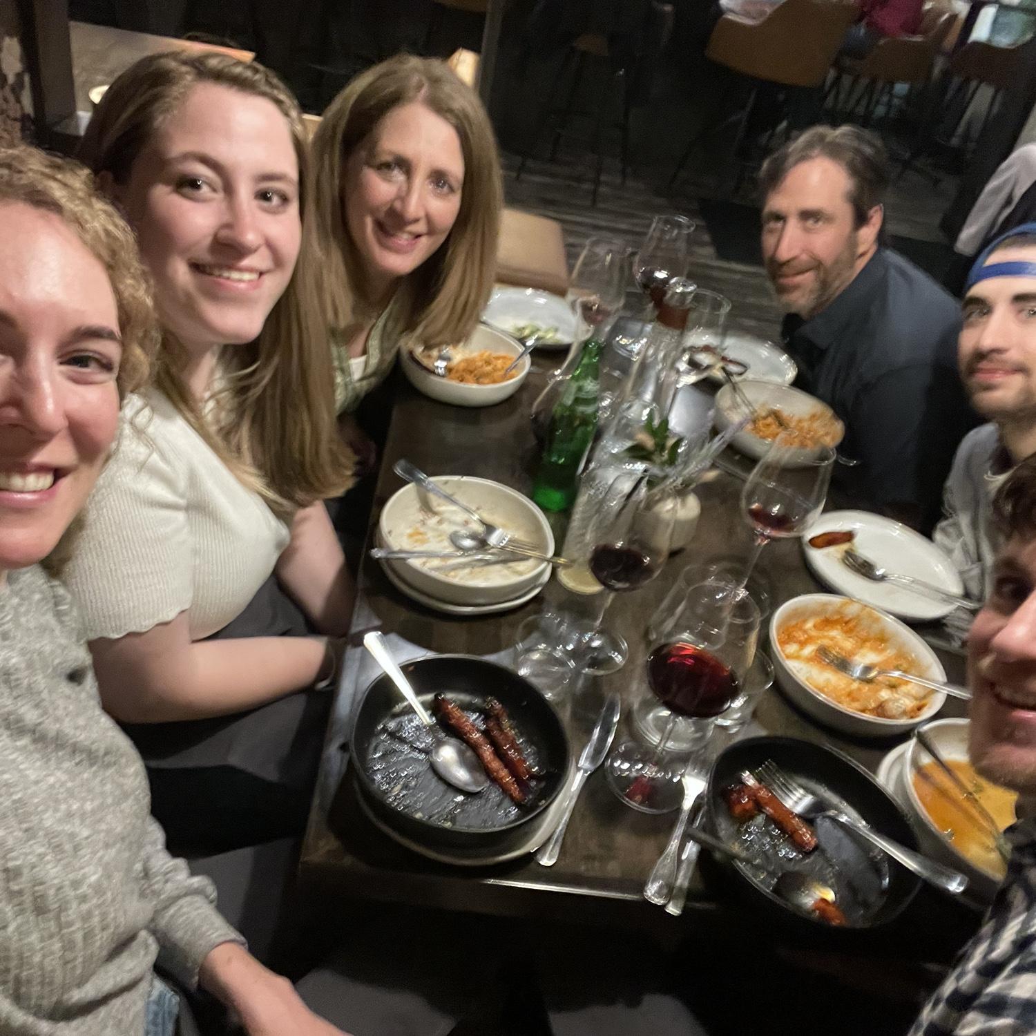 Dinner with family