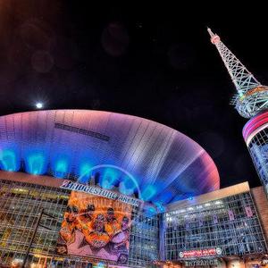 Bridgestone Arena Matted Print (No frame)
