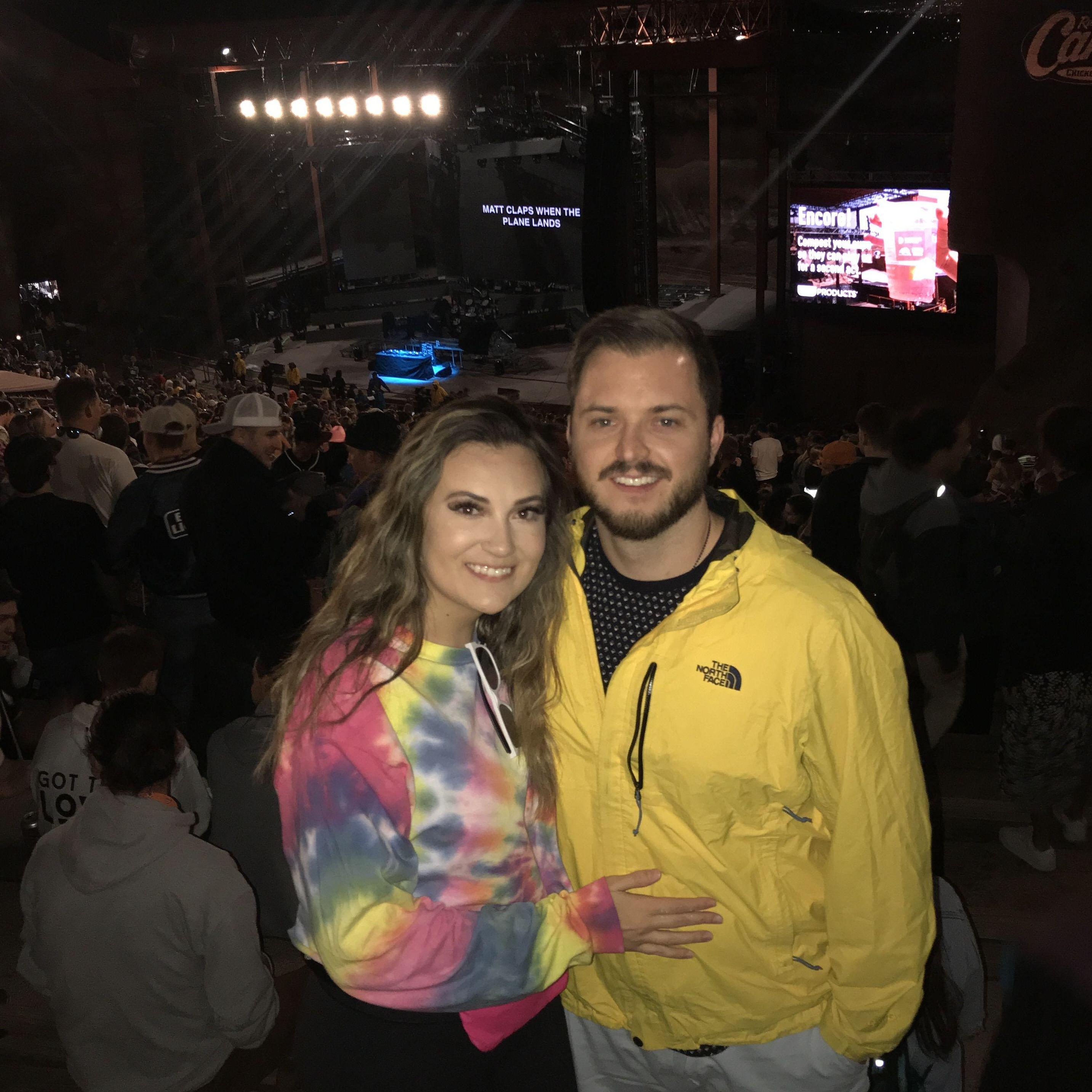 Their favorite place to attend concerts, Red Rocks!