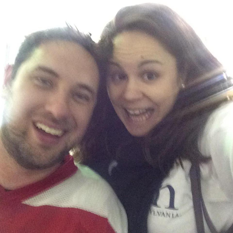 Post-hockey. Guess who's his biggest fan?