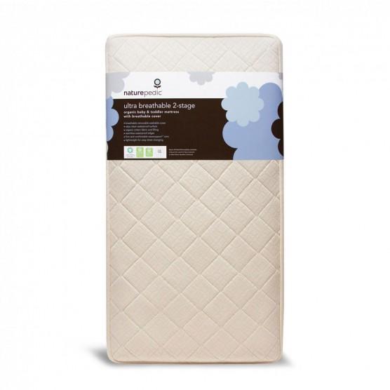 Naturepedic® Organic Breathable Crib & Toddler Innerspring Mattress