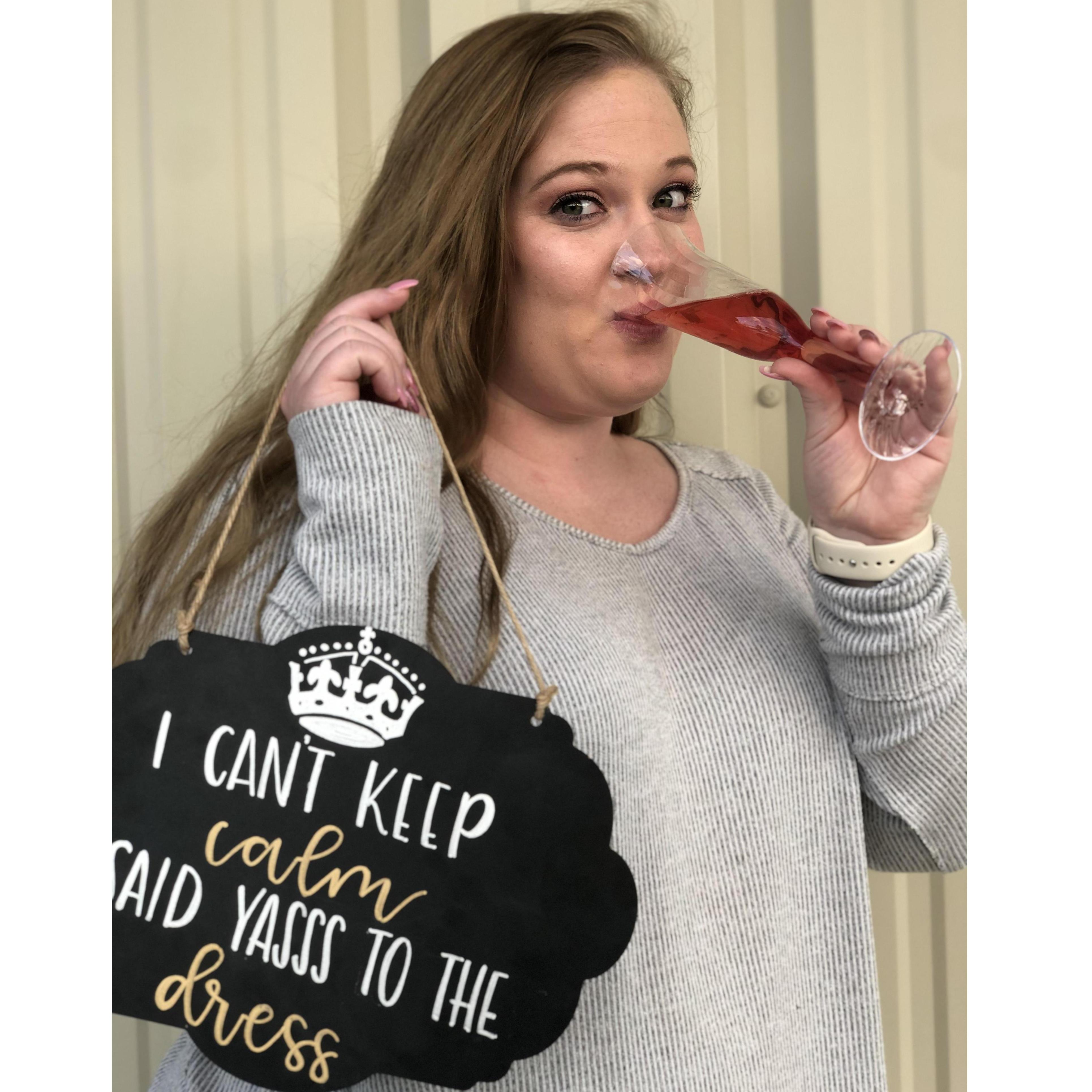 Said yes to the dress on January 25th, 2020!!