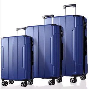 Merax Luggage Sets 3 Piece, Expandable Hard shell ABS Suitcases with Double Spinner