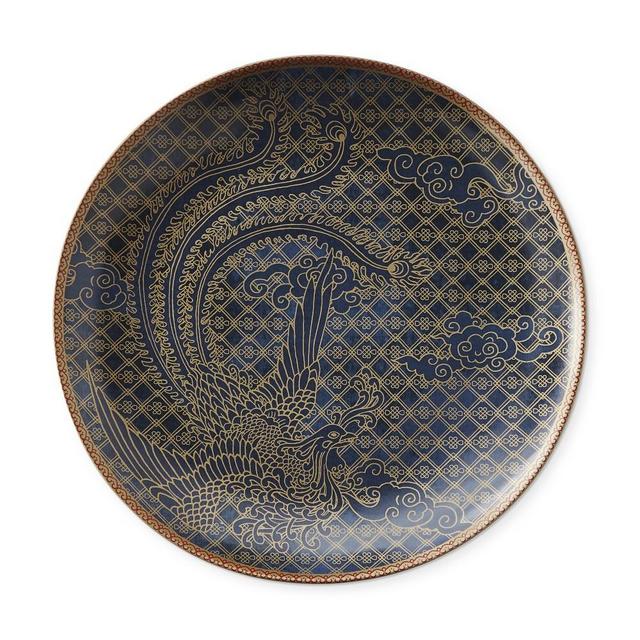 Lunar Dinner Plates, Set of 4, Phoenix