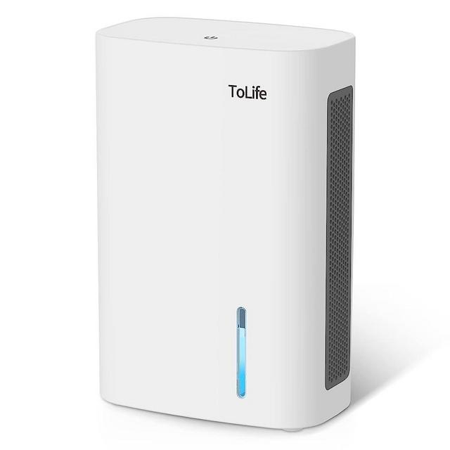 Dehumidifiers for Bathroom, 62 OZ Dehumidifier with Auto Shut Off, Sleep Mode (800 sq. ft) Portable White Dehumidifier for Bedroom, Basement, Home, RV