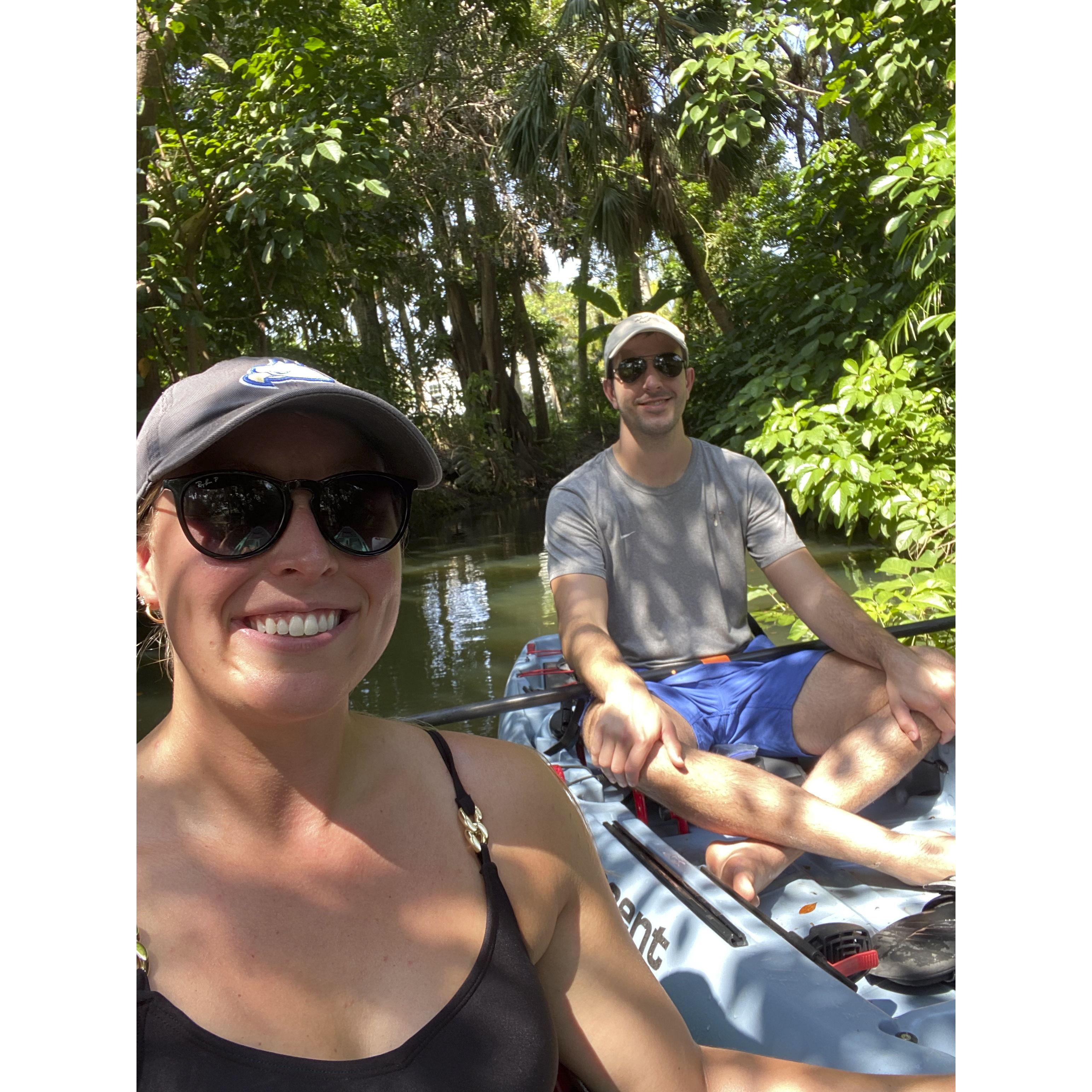 July 2023. Kayaking adventure in Florida.