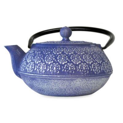 Primula® Floral 34 oz. Cast Iron Teapot