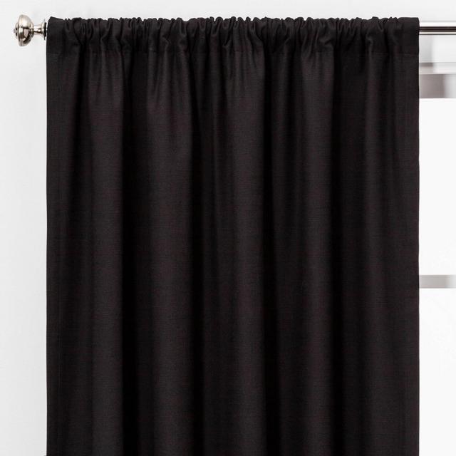 84"x50" Henna Blackout Curtain Panel Black - Project 62™