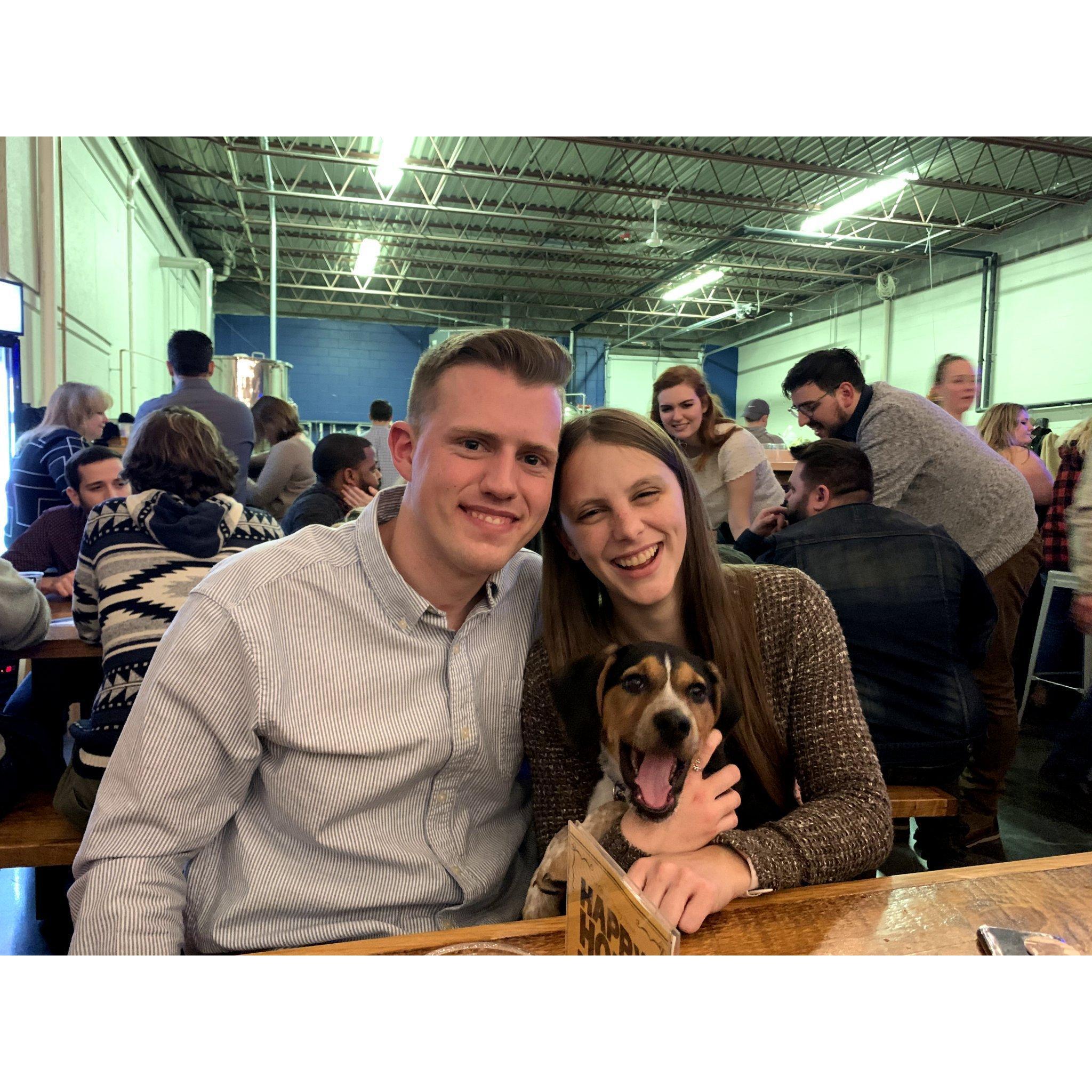 This is the first picture ever taken of us!