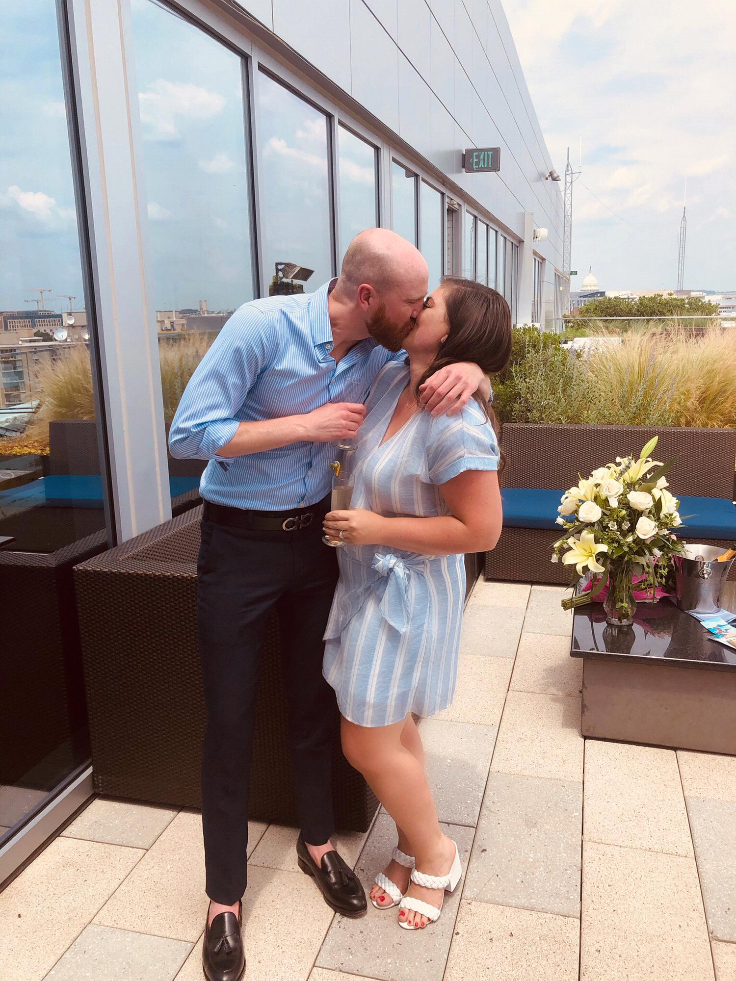 The day we got engaged!