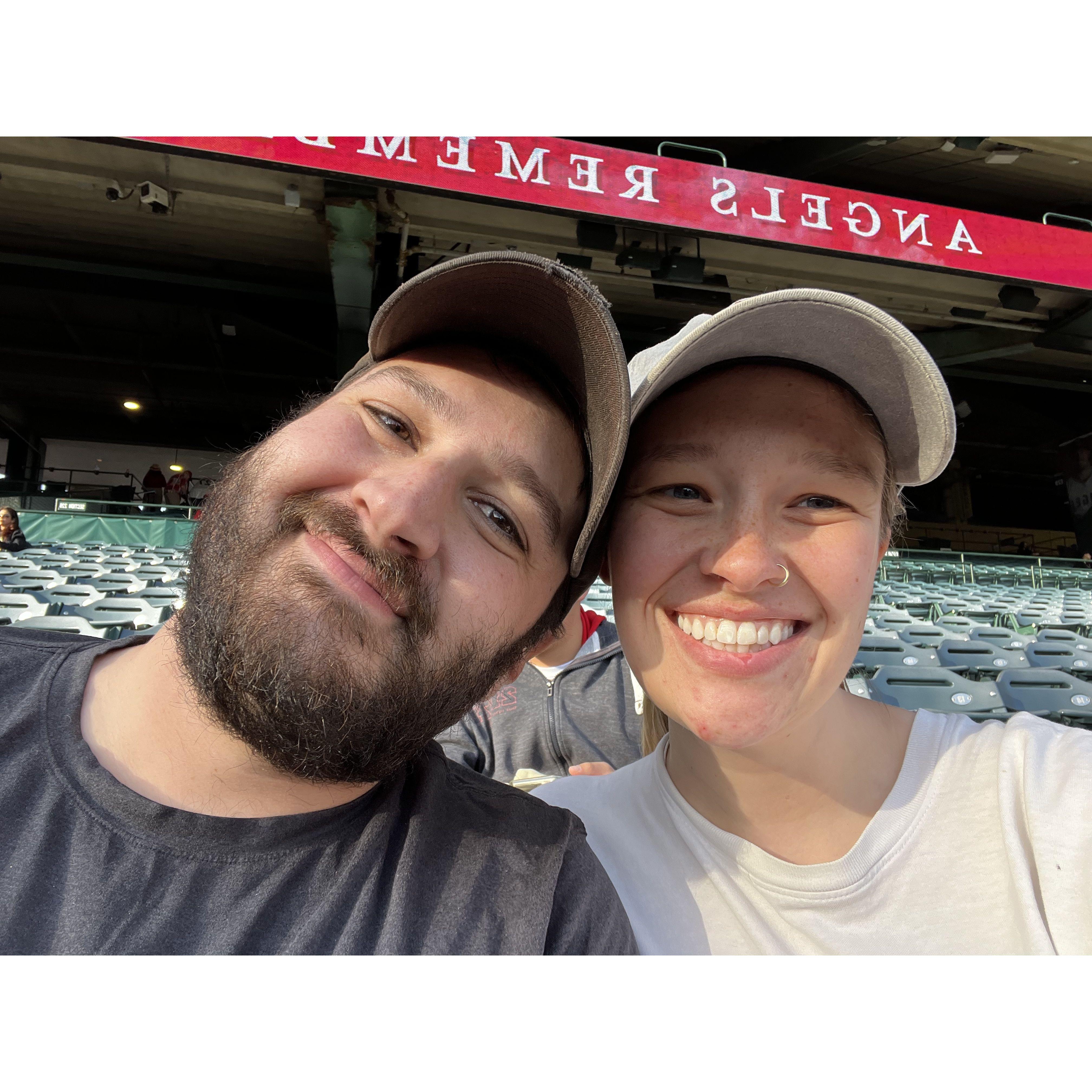Angels game. Go sports!
