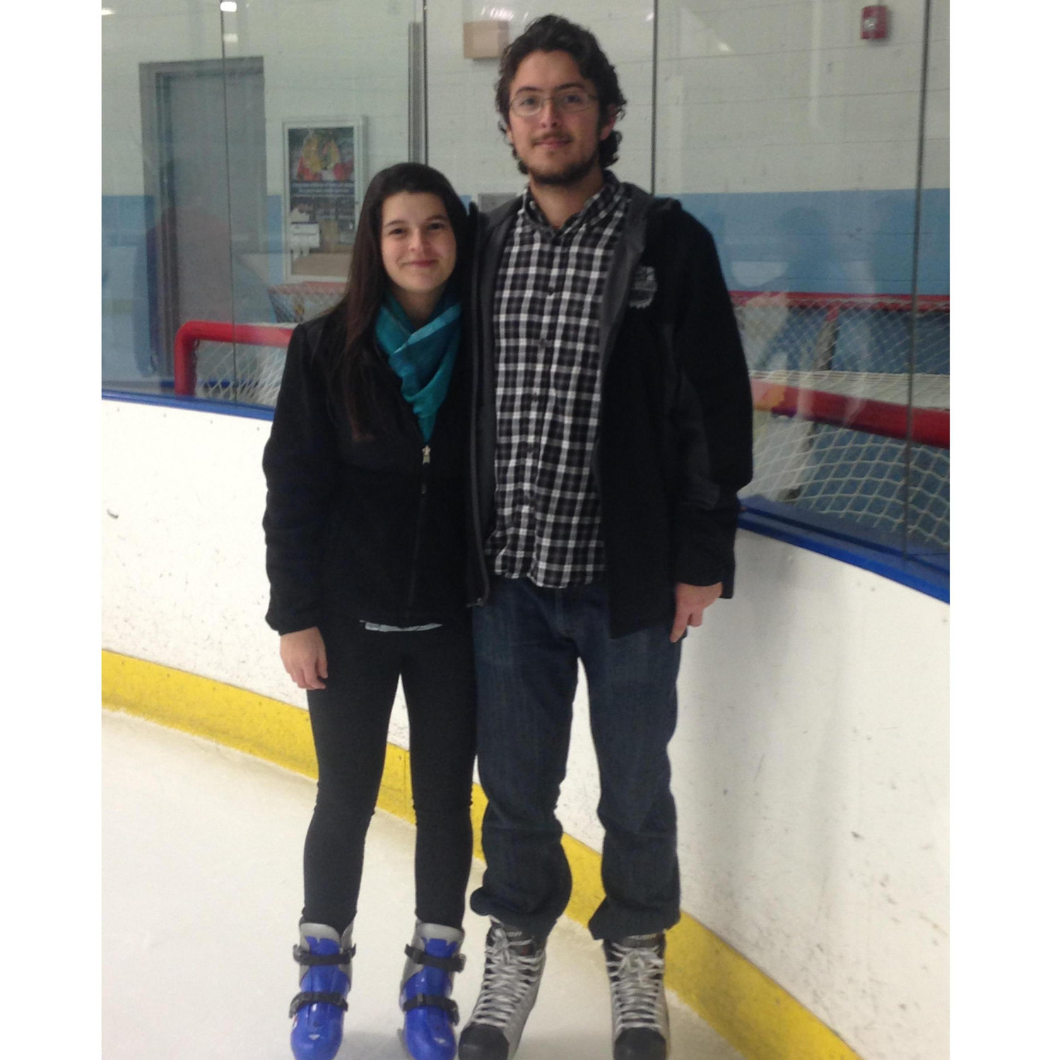 Ice skating in Lakewood, Ohio - November 2014