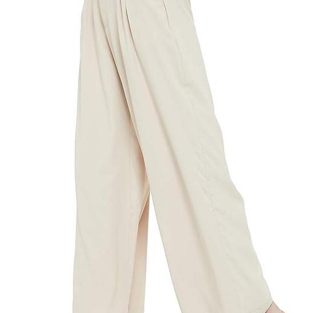 Tronjori Women High Waist Casual Wide Leg Long Palazzo Pants Trousers Regular Size