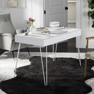 Cade Mid Century Retro Two Drawer Desk