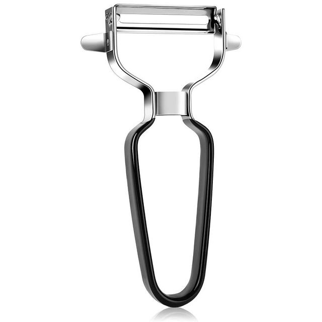 Urbanstrive Stainless Steel Y Shaped Vegetable Peelers For Kitchen, Heavy Duty Potato Peeler Hand, Fruit Peeler Veggie Peeler, Kitchen Food Peelers, Comfortable Handle, Dishwasher Safe, Black