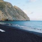 Perissa Black Sand Beach