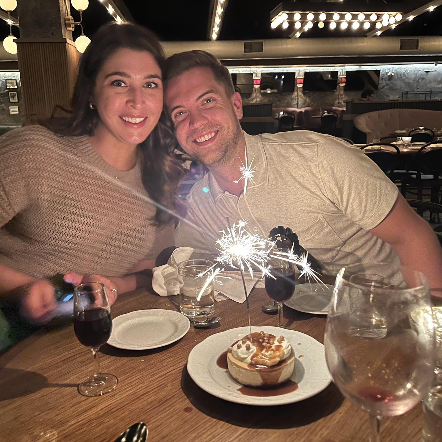 Giuseppe & Sons, Philadelphia - 2023 (celebrating our engagement with friends)