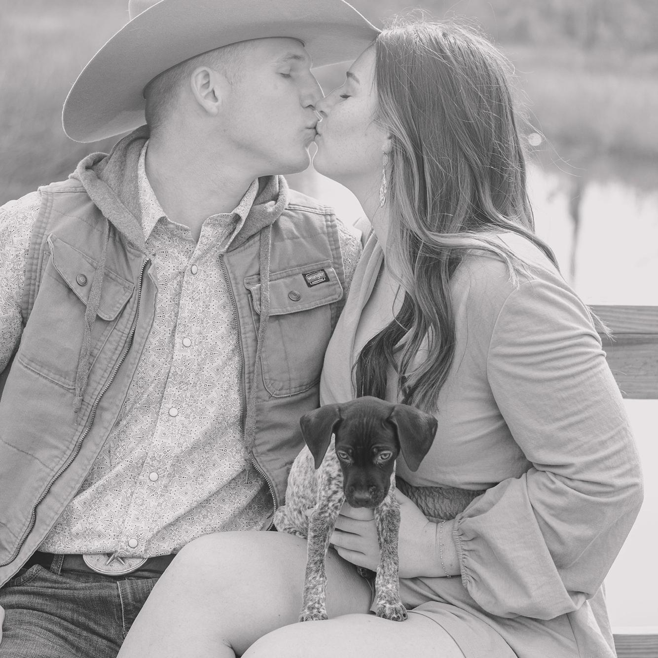 Our first professional pictures taken together with our first baby, Maggie!