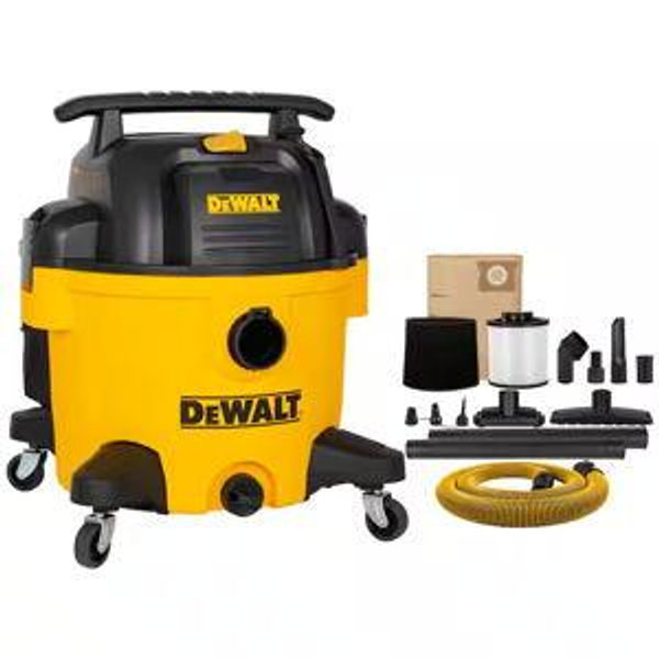 DEWALT 9 Gal. 5.0 HP Portable Wet/Dry Vacuum with Hose Accessories and Accessory Bag DXV09PA