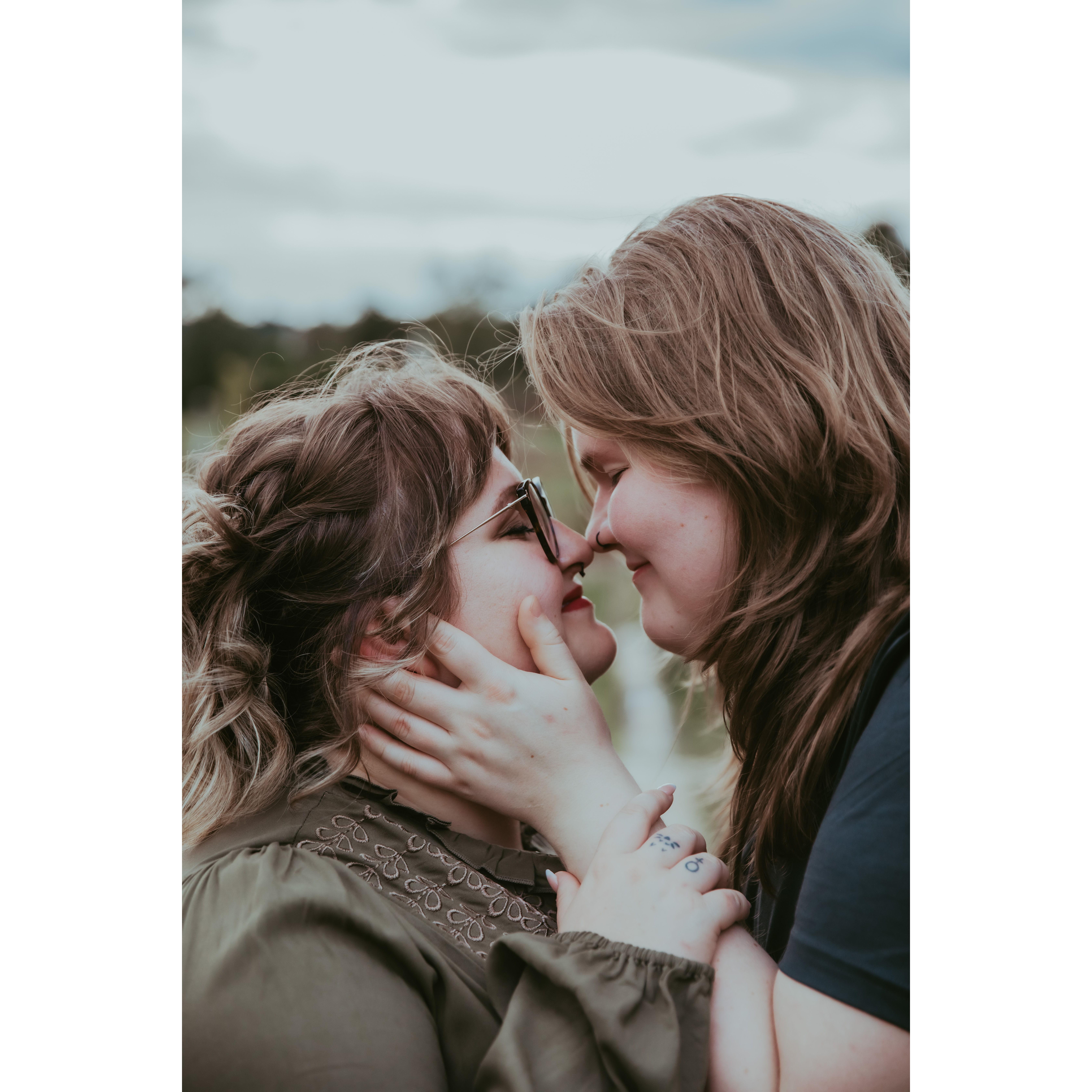 During our engagement session!