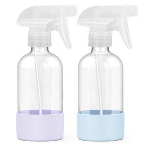 2 Pack Glass Spray Bottles 8 oz