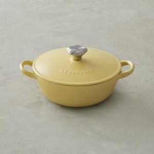Le Creuset Cast-Iron Soup Pot with Flower Knob