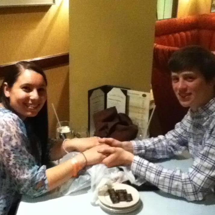 Our 6th Anniversary Dinner at the Nathan Hale Inn at UConn in April 2013!