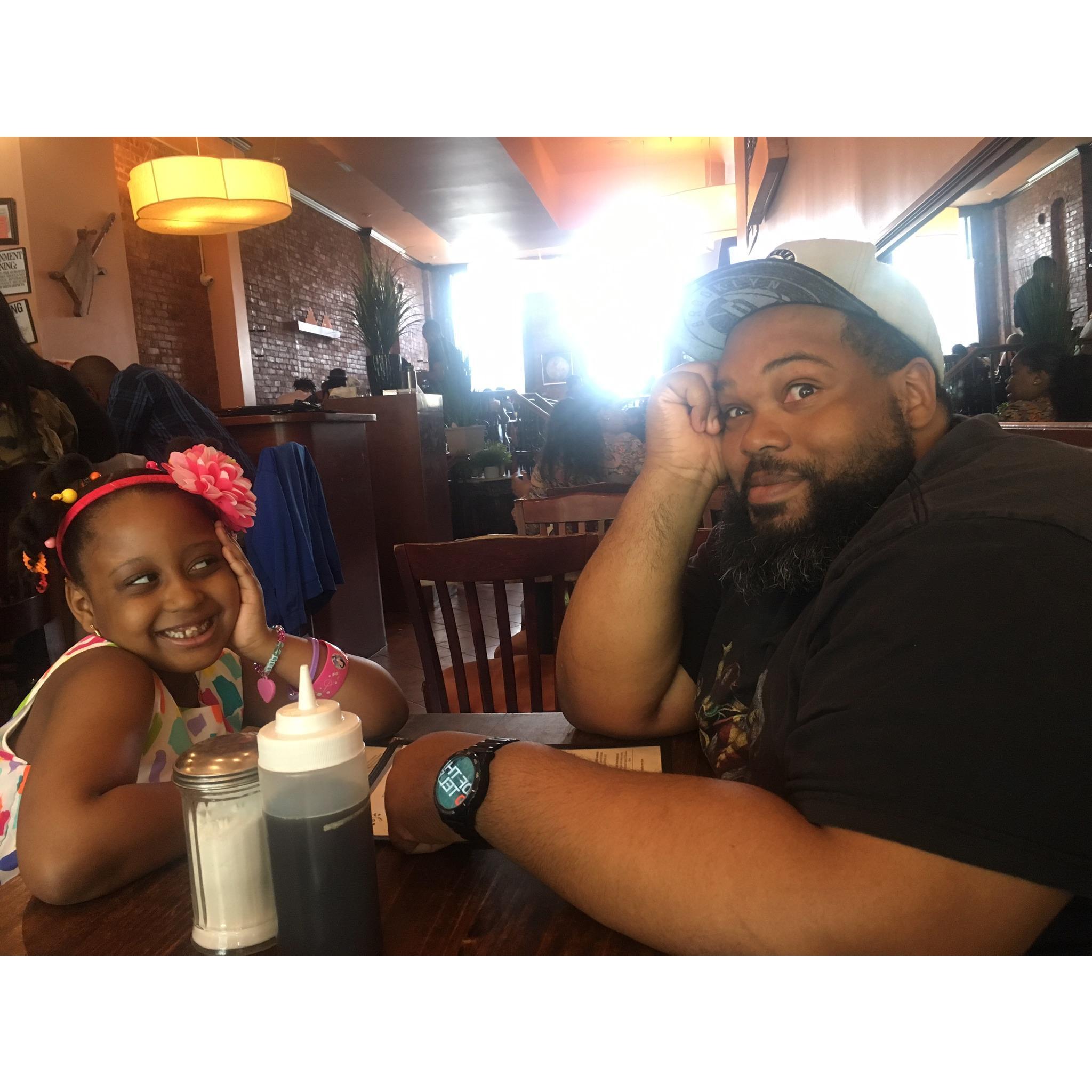 When he took me out for Mother’s Day brunch....Stella already knew what it was...❤️