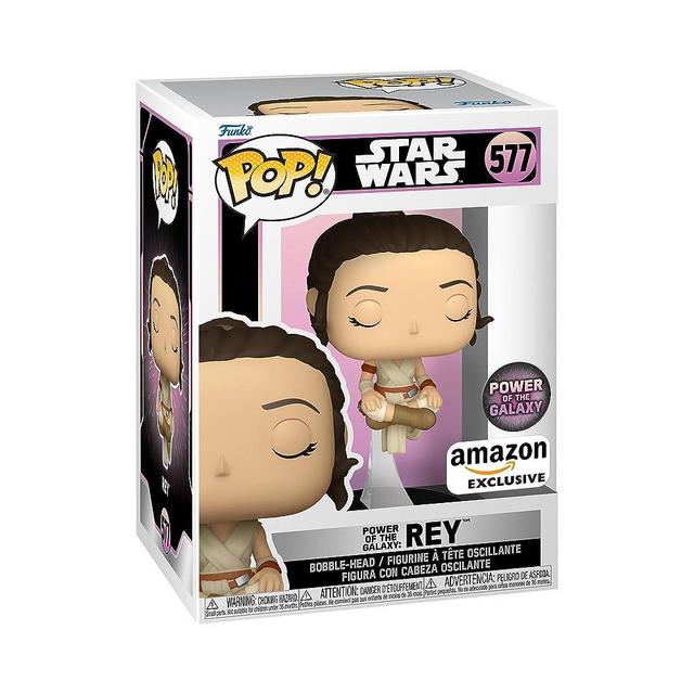 Funko Pop! Star Wars: Power of The Galaxy - Rey, Amazon Exclusive