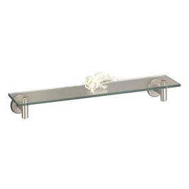 Gatco Latitude Satin Nickel Glass Bathroom Shelf