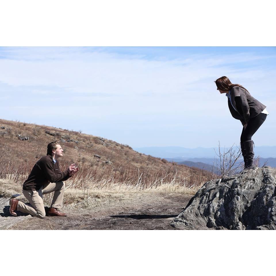 When I got to say yes to marrying my very best friend.