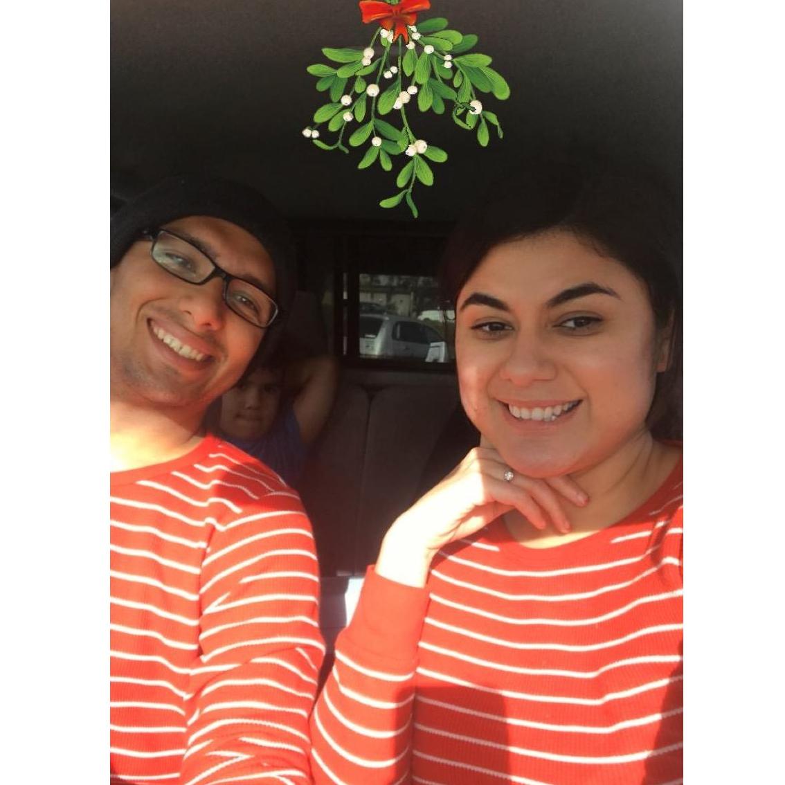 Matching pajamas are a must for us on Christmas