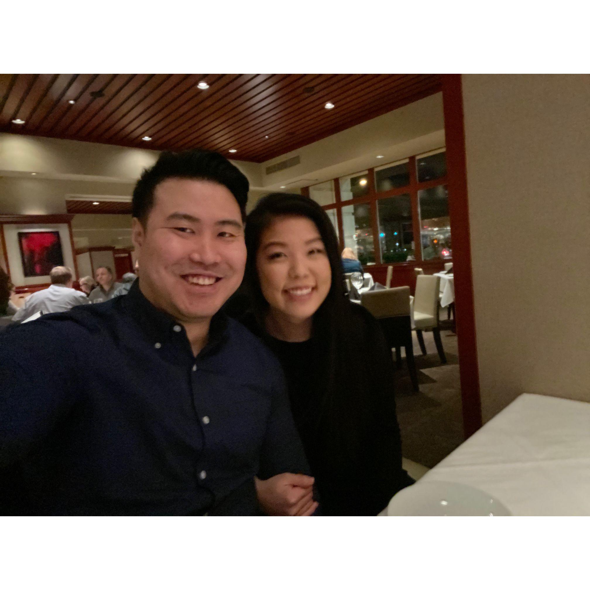 Our 3 year dating anniversary.