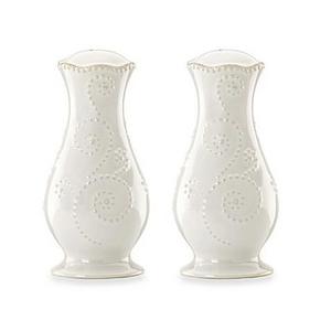 Lenox® French Perle™ Salt and Pepper Shakers in White