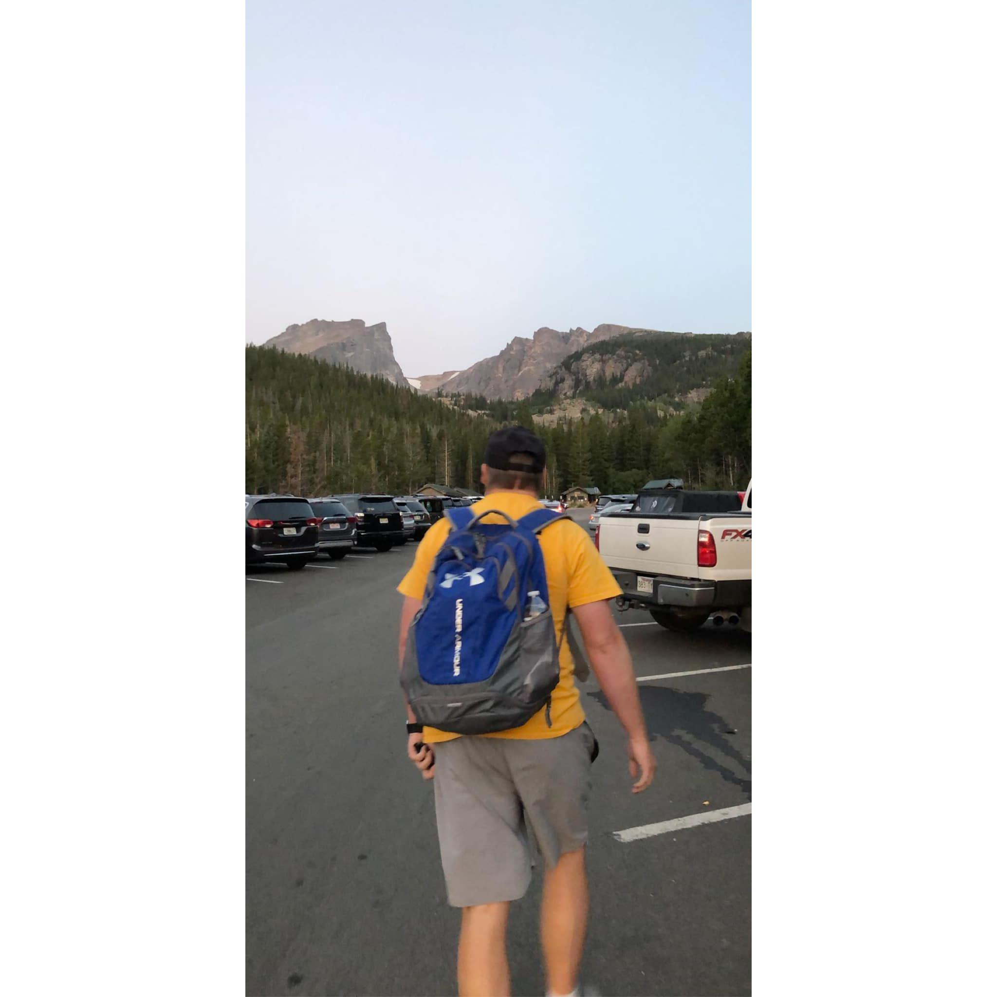 Our very first trip together to the rocky mountains