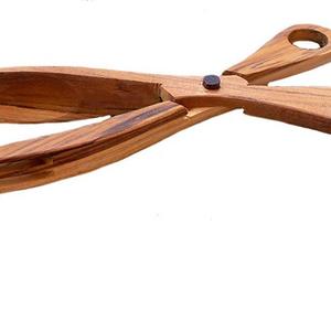 Salad Scissor Tongs Teak Wood Wooden Serving Tongs Spoon & Fork Kitchen Utensils, Products From Thailand