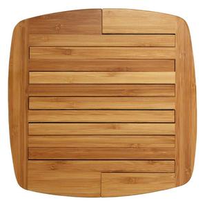Totally Bamboo Expandable Trivet; Heat Resistant, Durable and Beautiful Round Wood Trivet Helps Protect Tabletops & Counters in Style, 11 3/4" by 8 3/4" open, 8 3/4" by 8 3/4" closed; Designed in USA