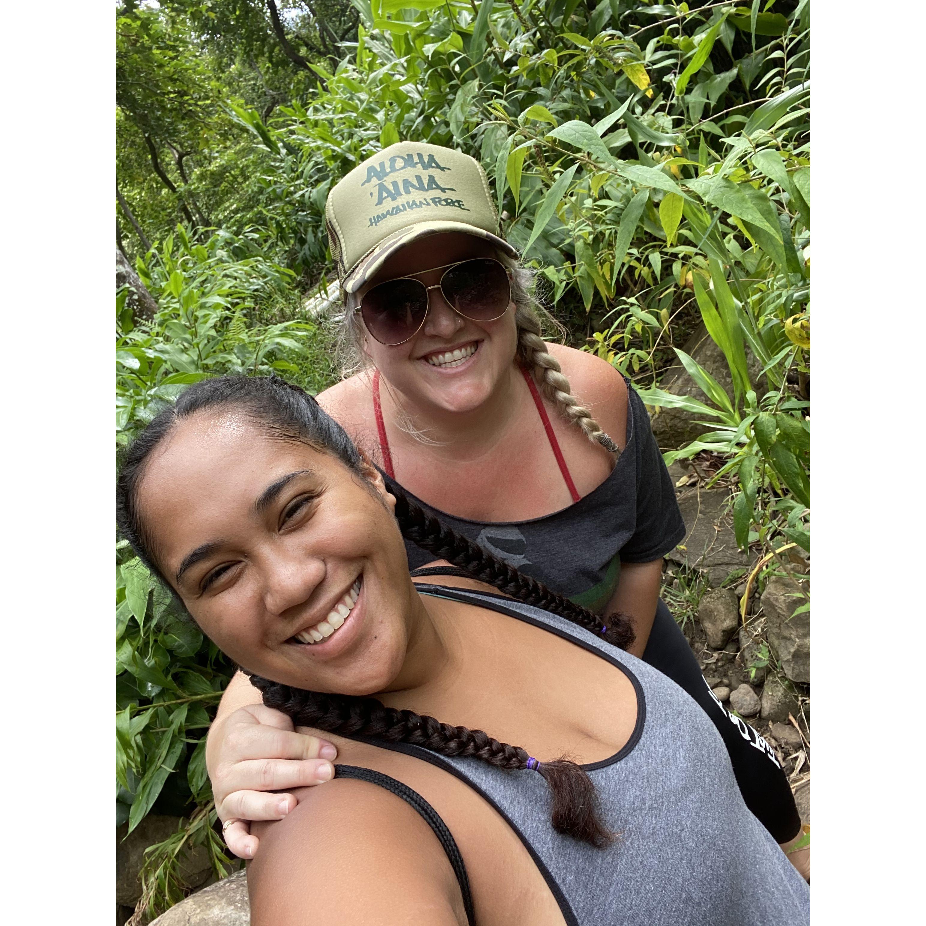 Hike through 7 crossings, Waiehu, HI