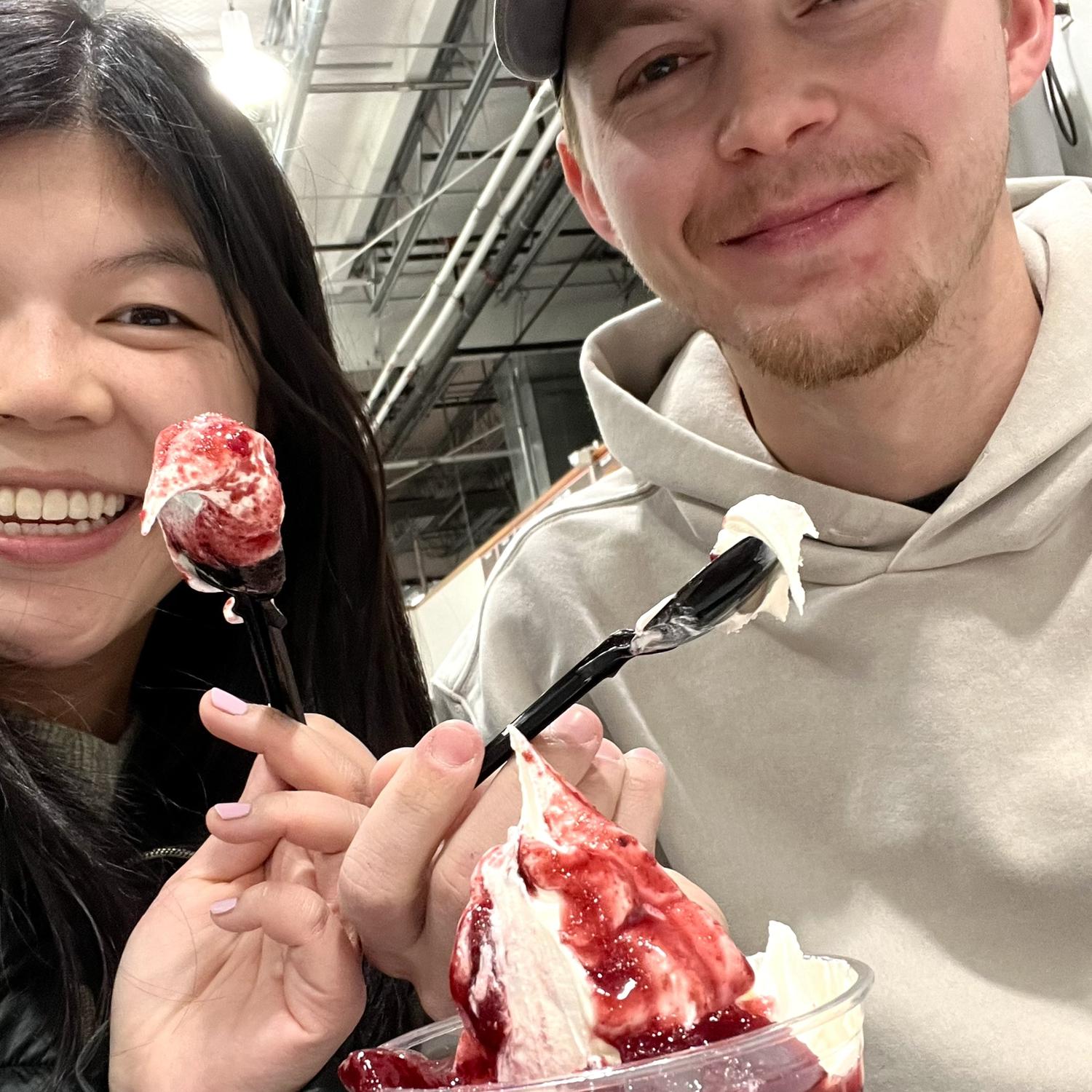 Ice cream dates became quite frequent. 😂