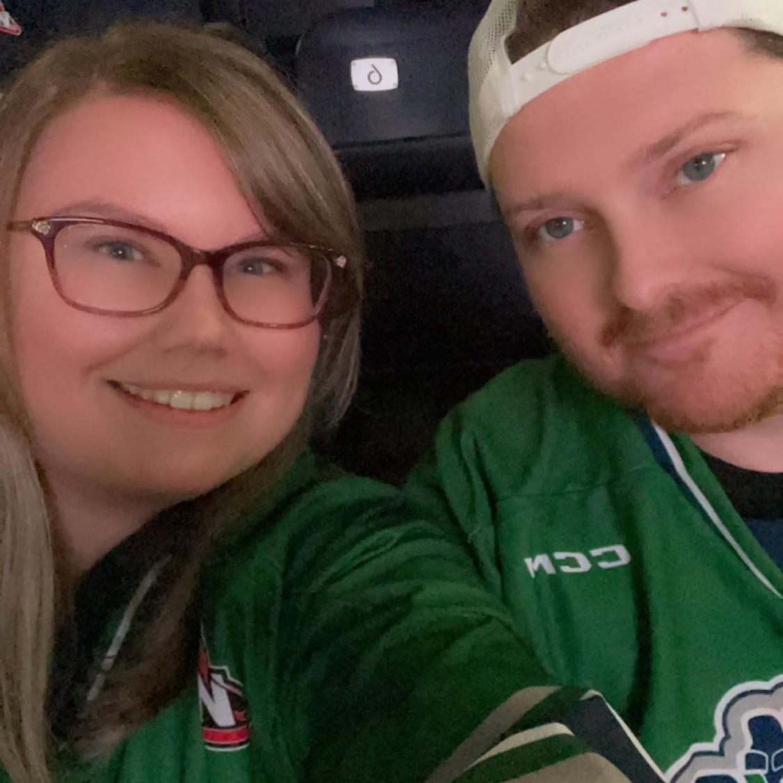 Seattle Thunderbirds game for St. Patty's day/ Kevin's Birthday. March 2023