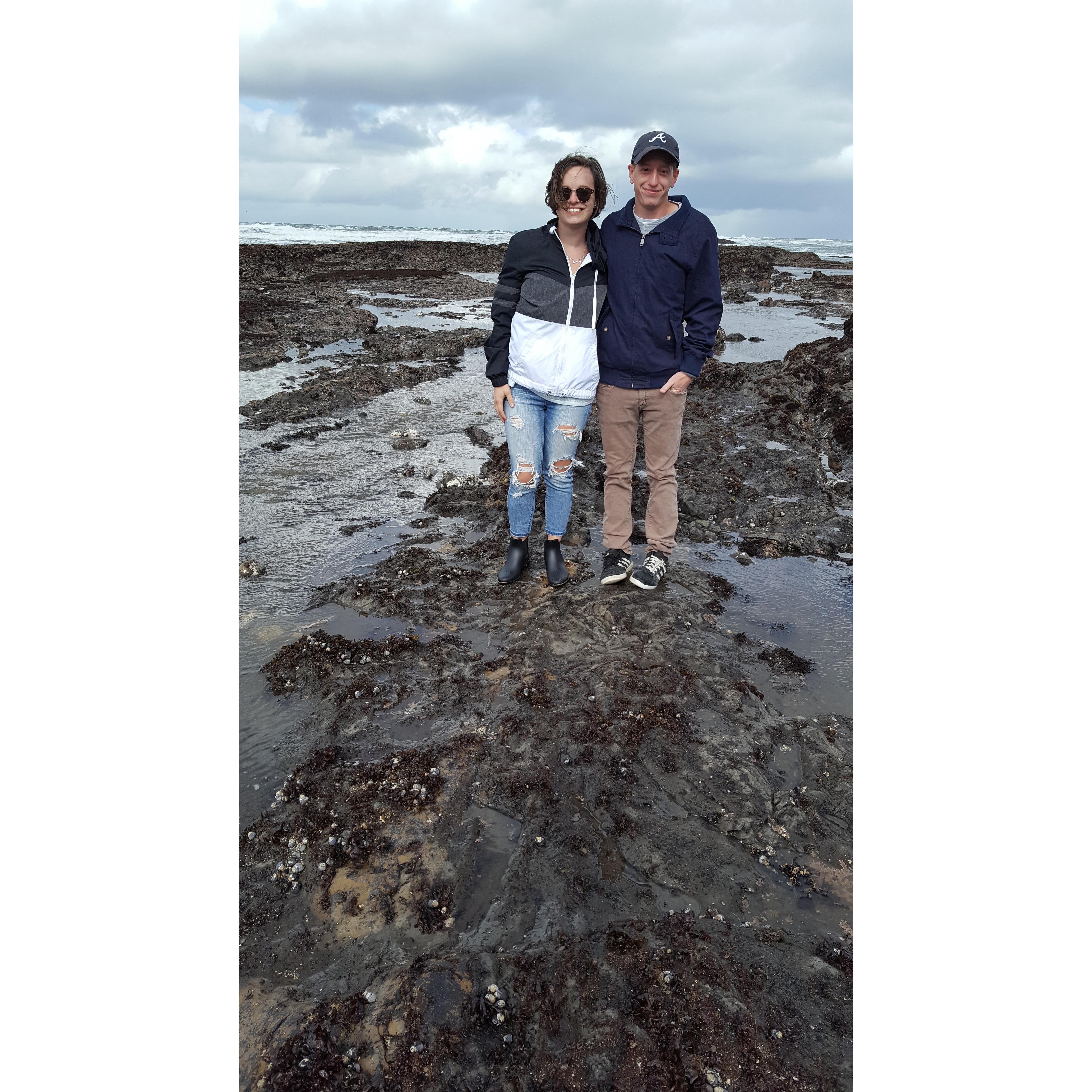 Our first steps on the west coast together