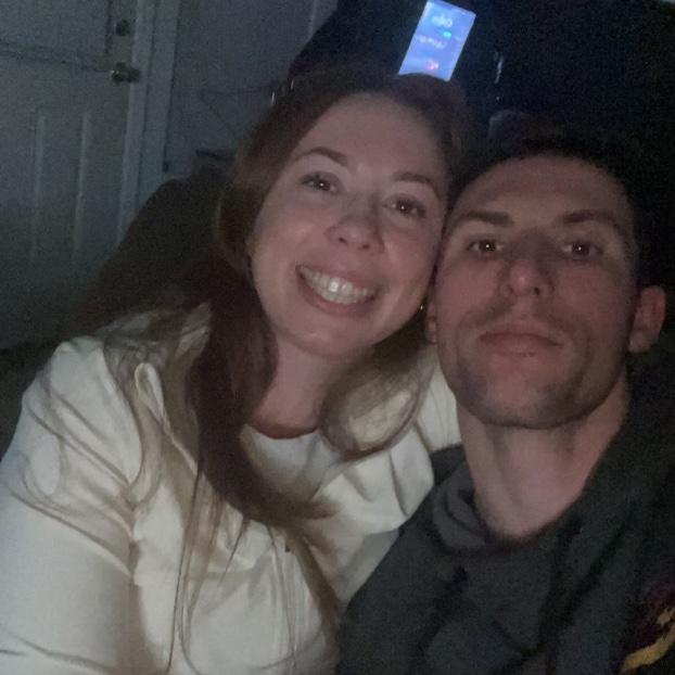 Our first photo together!