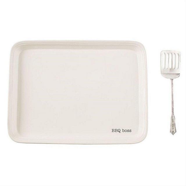 Mud Pie BBQ Boss Platter Set