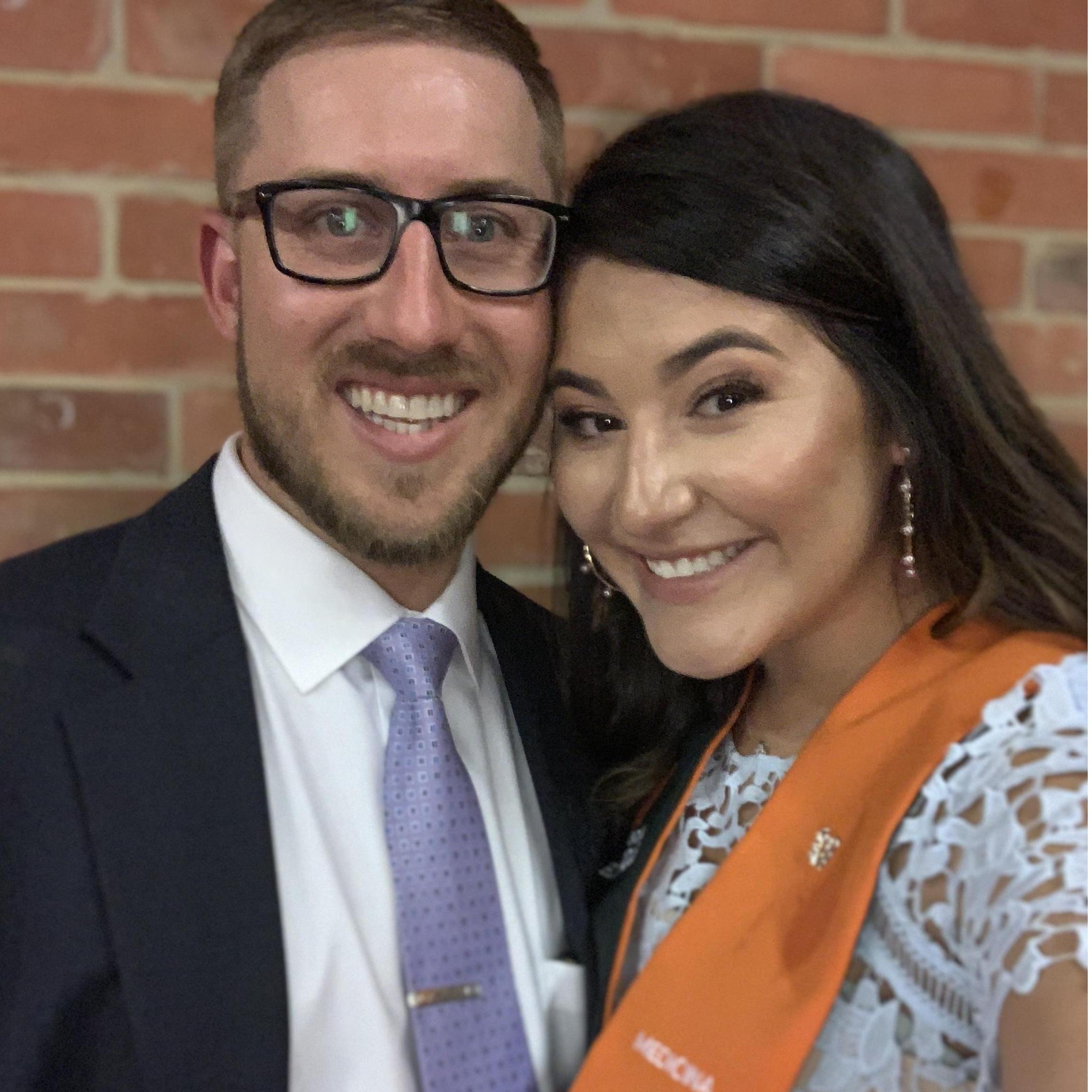 The day of my medical school graduation! Couldn't have done it without him :)