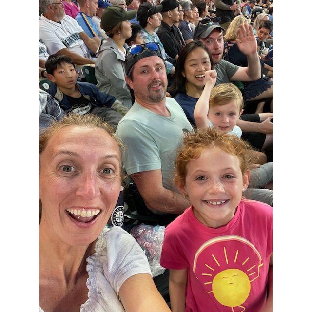 Mariners game with the Masons