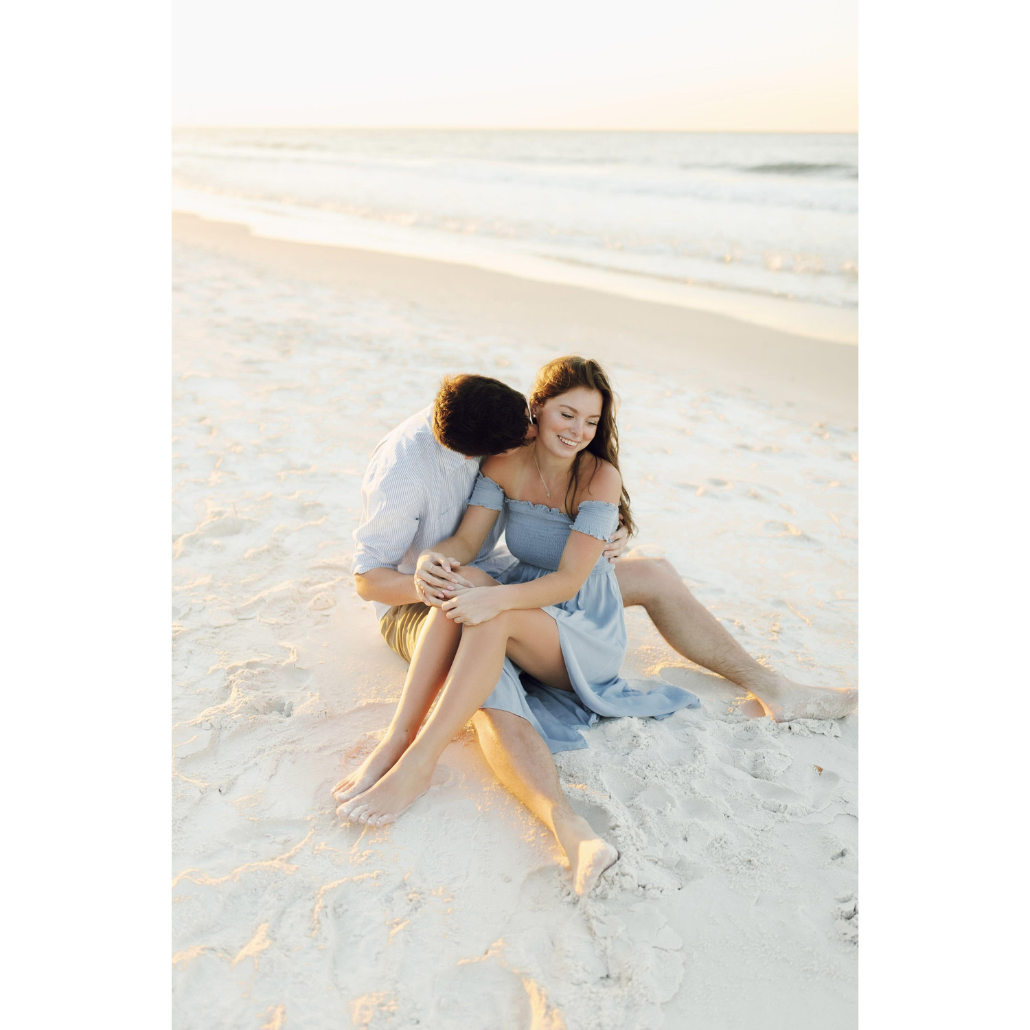 Ryan proposed on the beach in Gulf Shores during a photoshoot Jadyn had planned for them! This is one photo captured during the shoot!