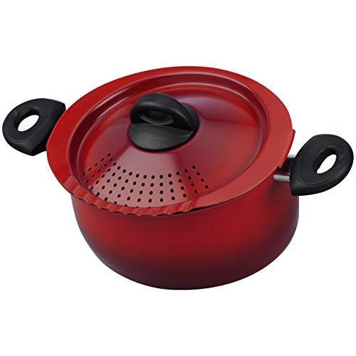 IMUSA Ceramic Nonstick Caldero Set with Lids - Red, 2 pc - Baker's