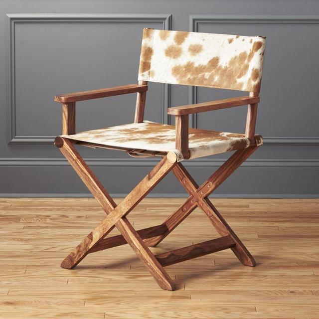 curator cowhide chair